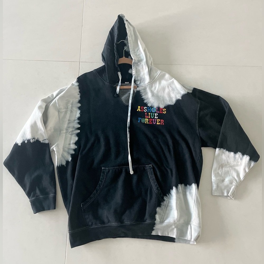 “Assholes Live Forever” Tie-Dye Hoodie